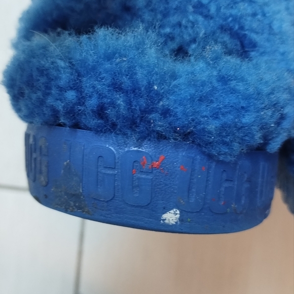 UGG Blue FluffitaSlippers - Picture 4 of 13